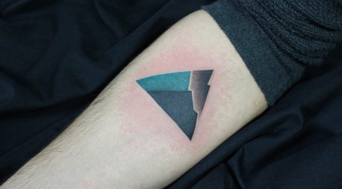 Mountain Geometric Tattoos
