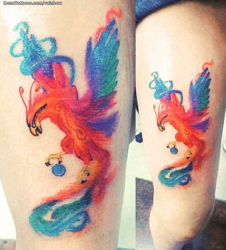 Phoenix Watercolor Tattoo Images - The Style Inspiration