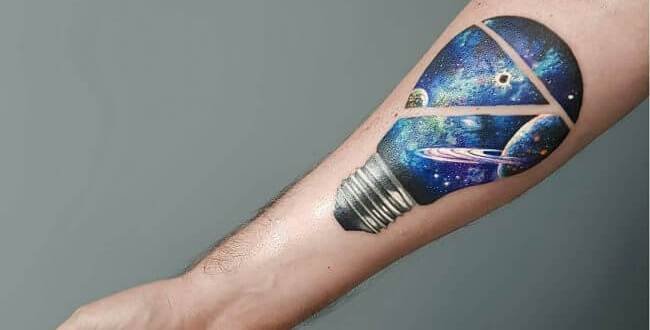 Space Geometric Tattoos