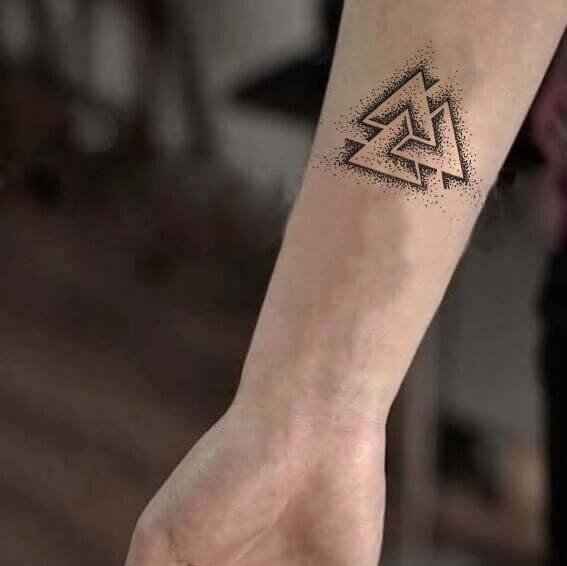 Triangle Geometric Tattoo Images Triangle Geometric Tattoo Images