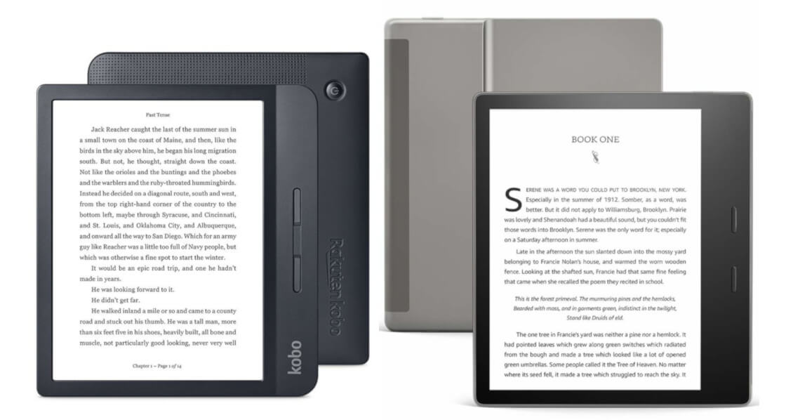 Kobo Libra H2O vs Amazon Kindle Oasis (1)