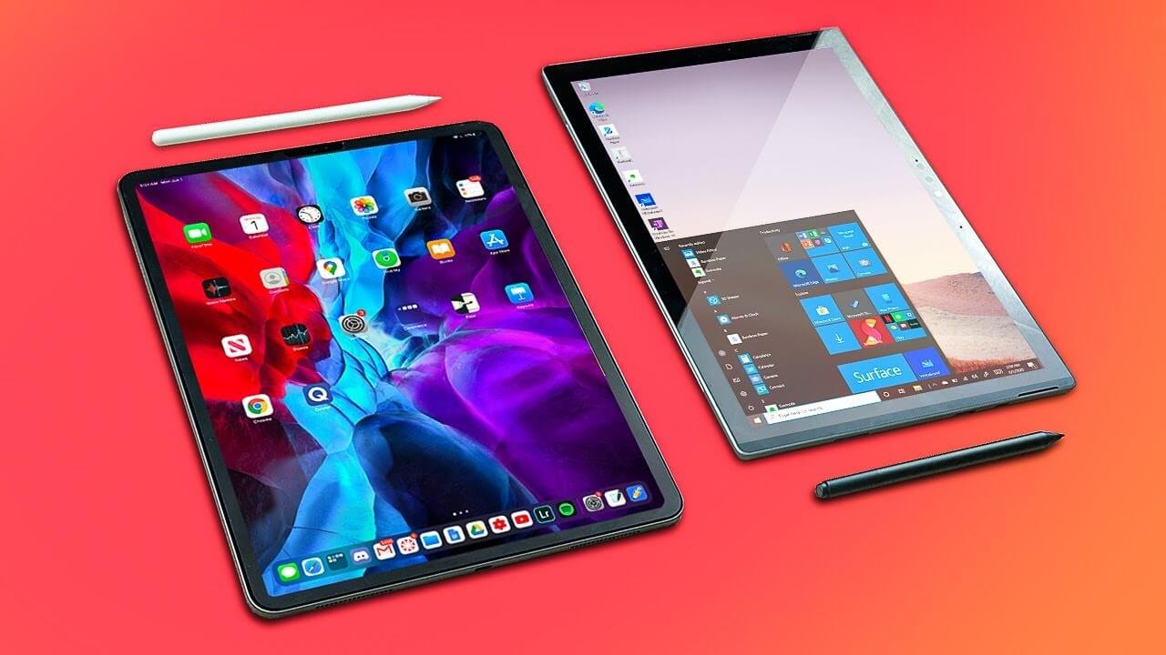 microsoft surface pro 7 vs apple ipad pro