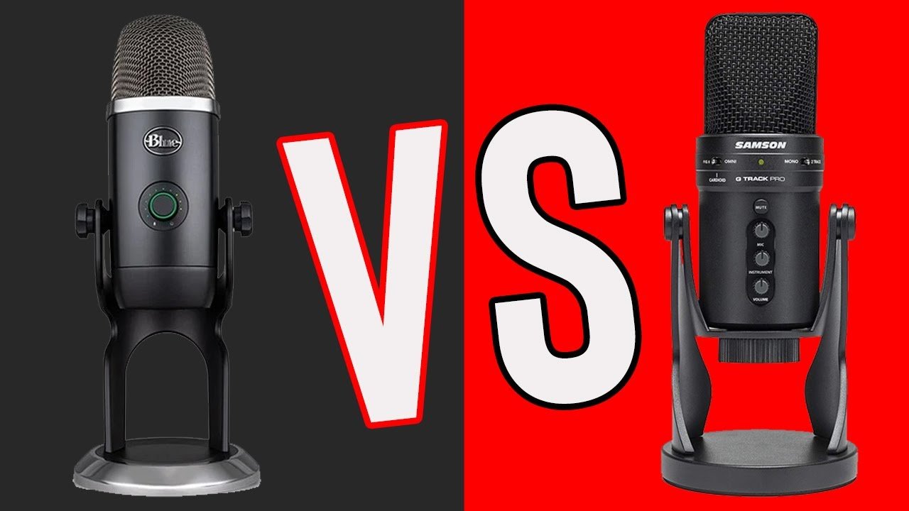 BLUE YETI X vs Samson G track pro