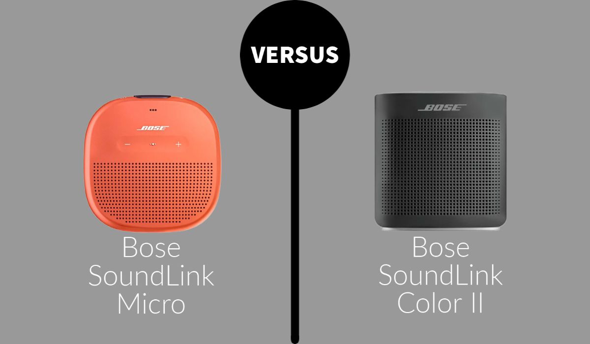 Bose SoundLink Micro vs Bose SoundLink Color II