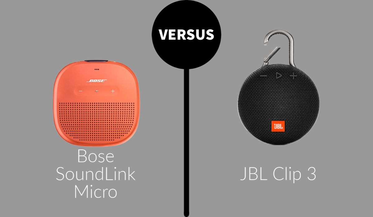 Bose SoundLink Micro vs JBL Clip 3