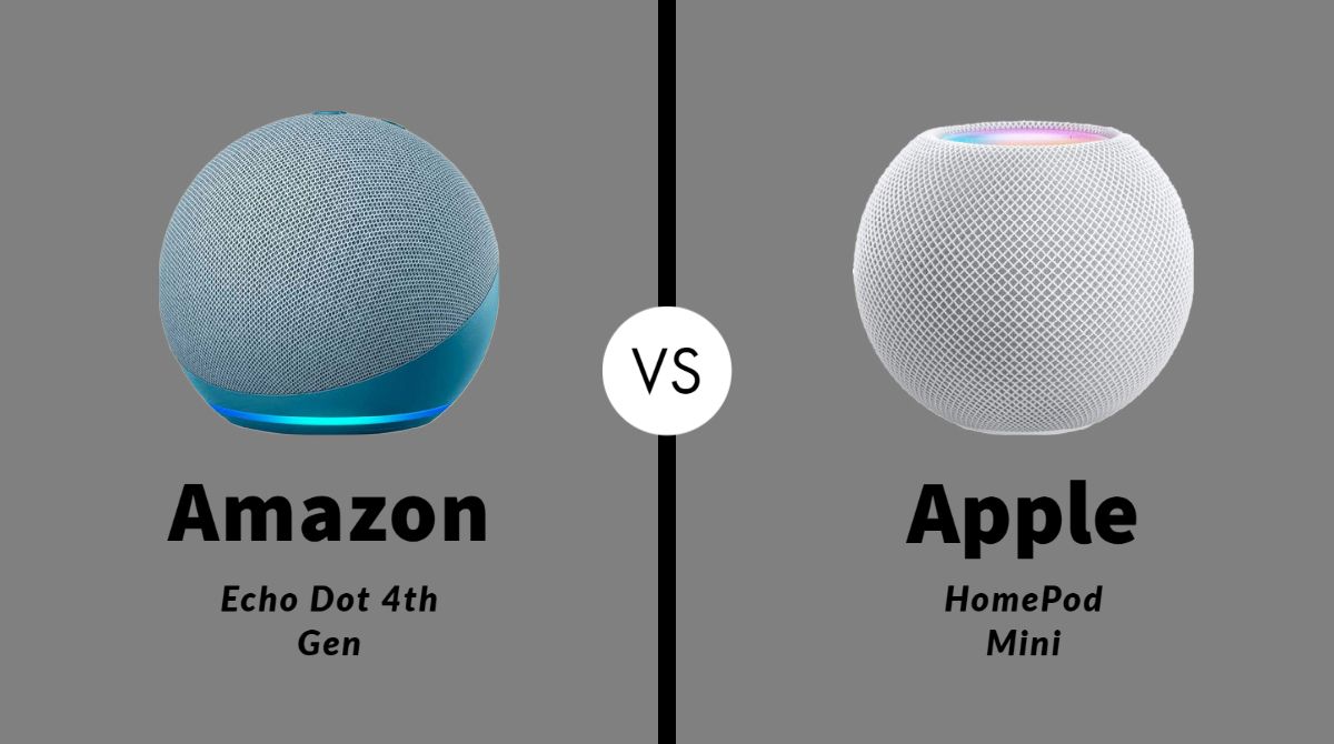 Amazon Echo Dot 4th Gen vs Apple HomePod Mini