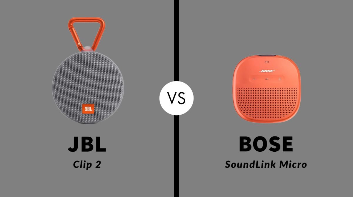 JBL Clip 2 vs Bose SoundLink Micro