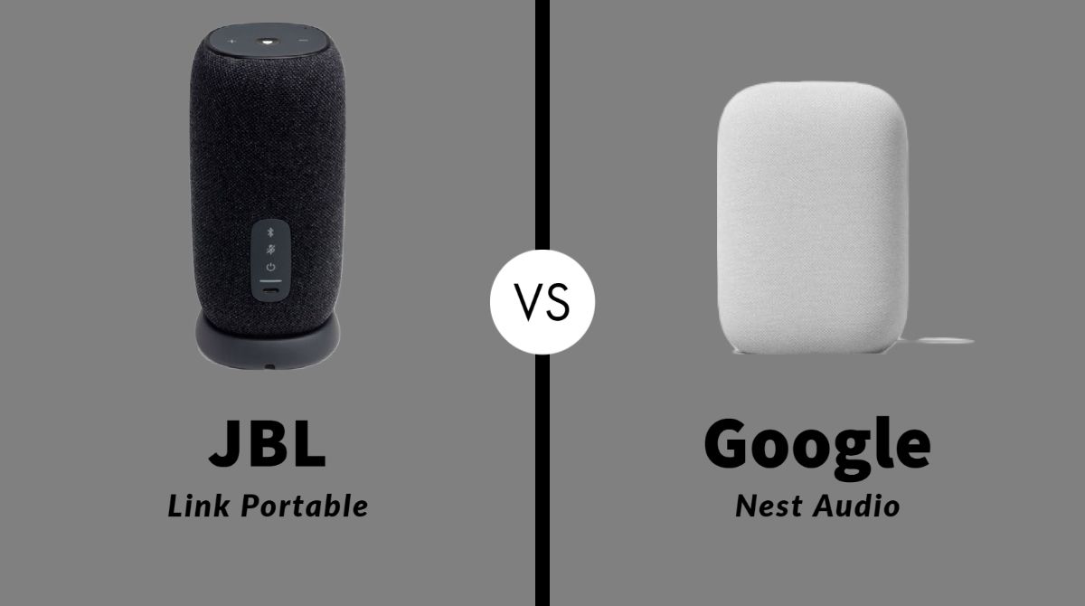 JBL Link Portable vs Google Nest Audio