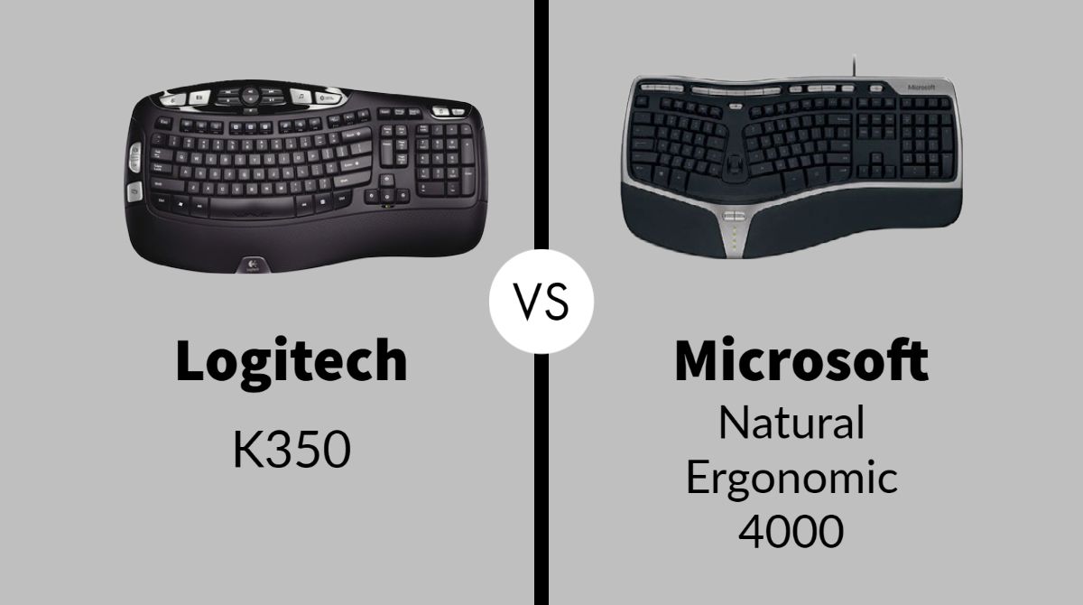 Logitech K780 vs Microsoft Natural Ergonomic 4000