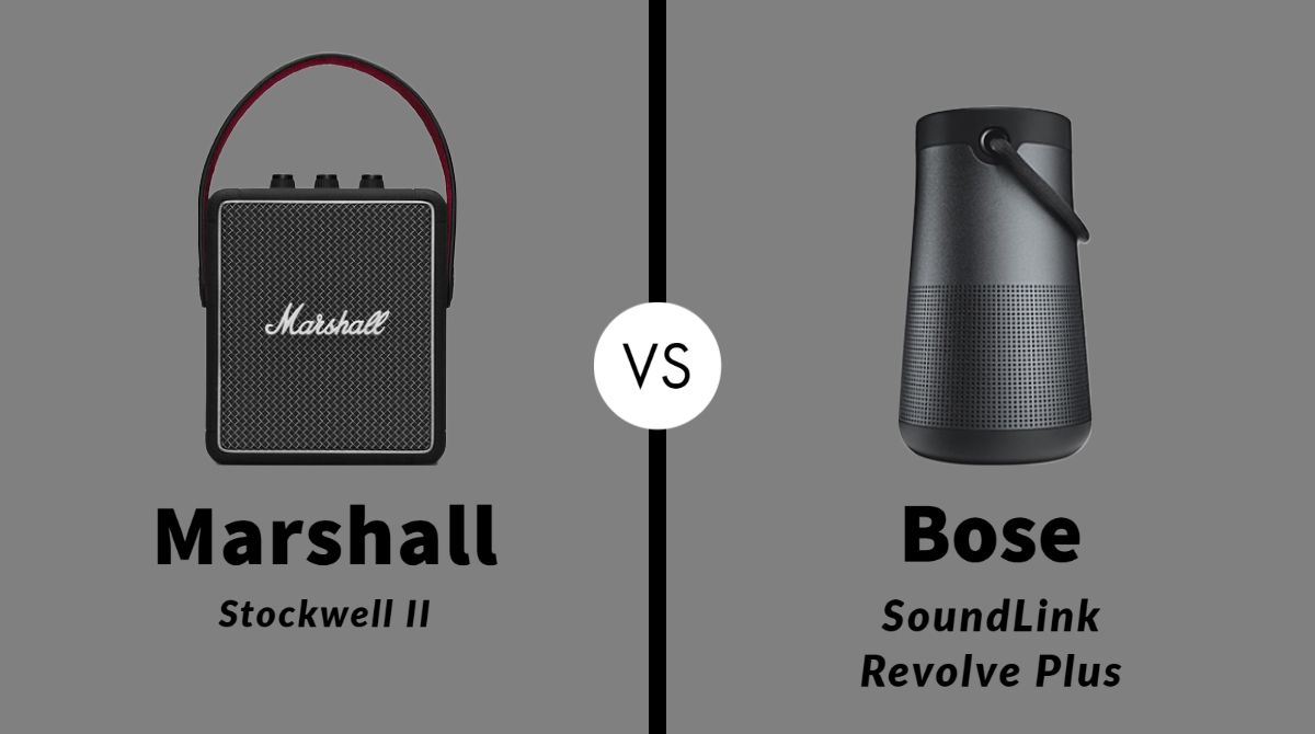 Marshall Stockwell II vs Bose SoundLink Revolve Plus