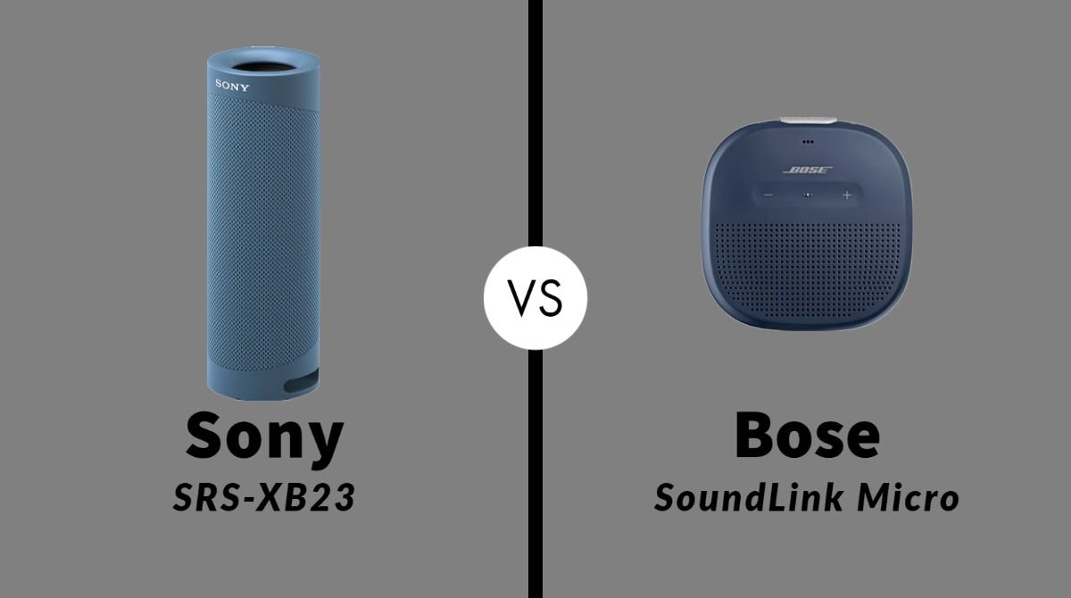 Sony SRS-XB23 vs Bose SoundLink Micro