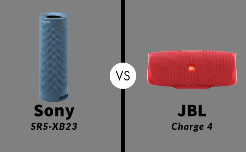 Sony SRS-XB23 vs JBL Charge 4