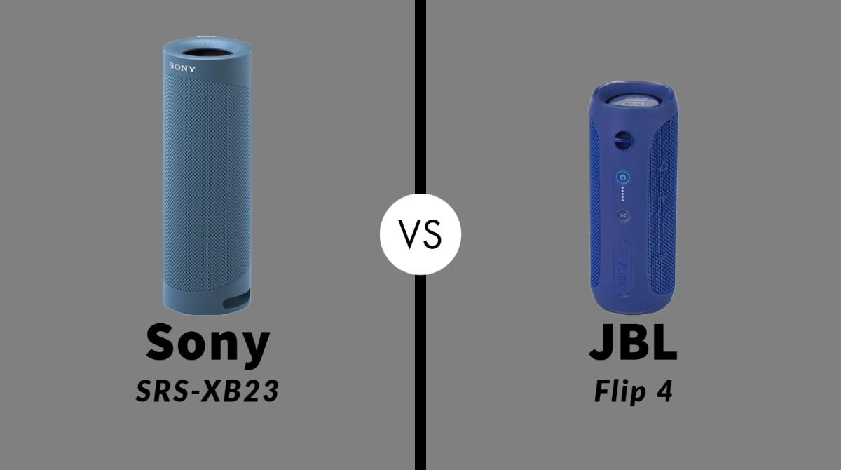 Sony SRS-XB23 vs JBL Flip 4