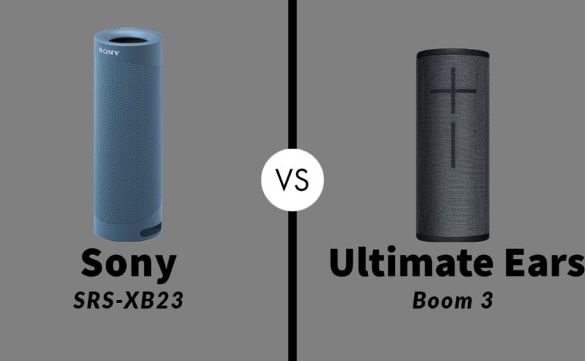 Sony SRS-XB23 vs Ultimate Ears Boom 3