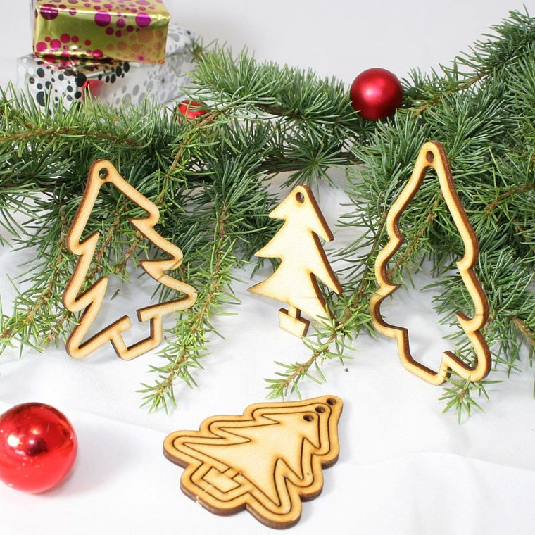 15 Simple Decoration Ideas With Wood for Christmas