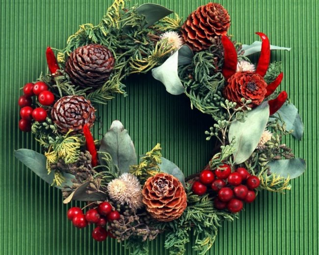 18 Modern and Original Christmas Wreaths Ideas