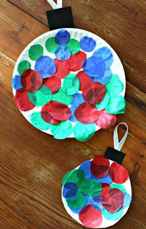 Ideas for Kids-made Christmas Tree Ornaments