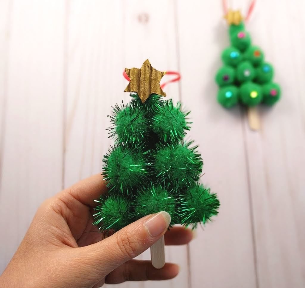 Ideas for Kids-made Christmas Tree Ornaments