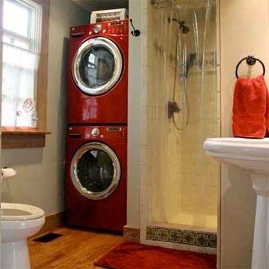 10 Ideas to Include the Washing Machine in the Bathroom 10 Ideas to