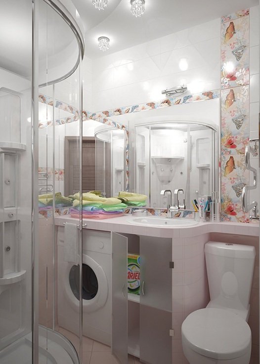 10 Ideas to Include the Washing Machine in the Bathroom 10 Ideas to