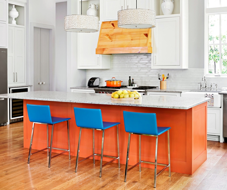 20 Modern Kitchen Islands With Kitchen Decor and Color Combinations Ideas