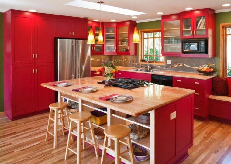 20 Modern Kitchen Islands With Kitchen Decor and Color Combinations Ideas