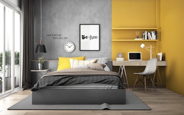 20 Perfect Combination of Yellow and Gray