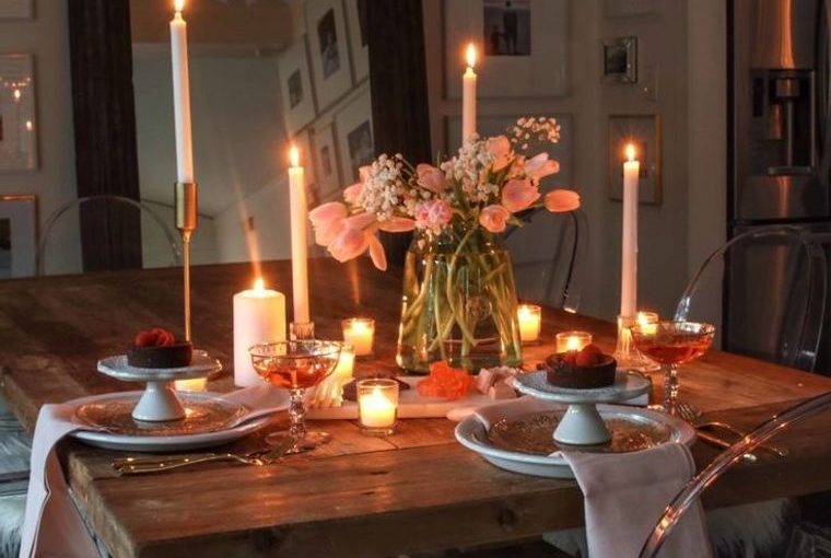 25 Romantic Decoration Ideas To Enjoy A Delicious Dinner On Valentine S Day The Style Inspiration - Romantic House Decorating Ideas