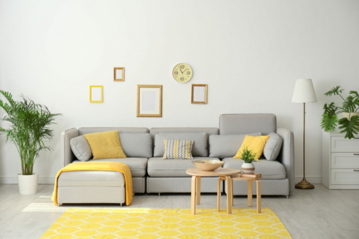 30 Decor Ideas That Can Be Combined With Yellow Color To Get Bright Interior The Style Inspiration - Yellow And Brown Living Room Decorating Ideas