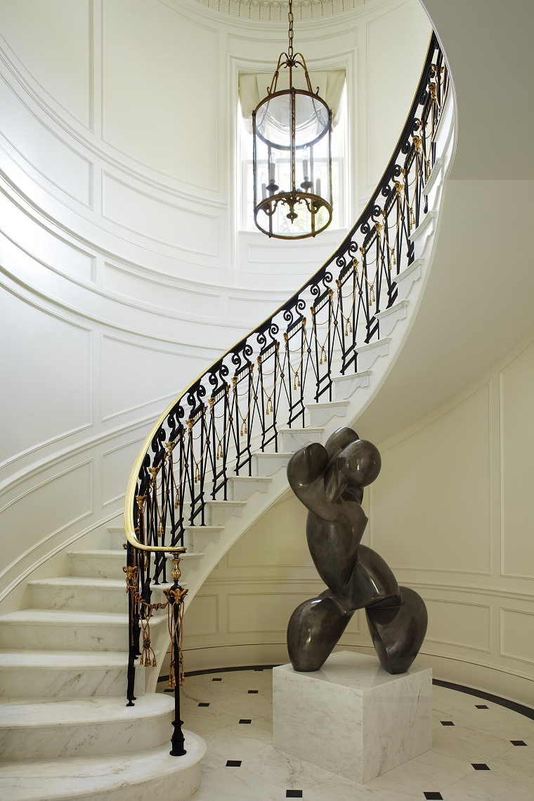 35 Original Ideas of Marble Stairs in the Interior