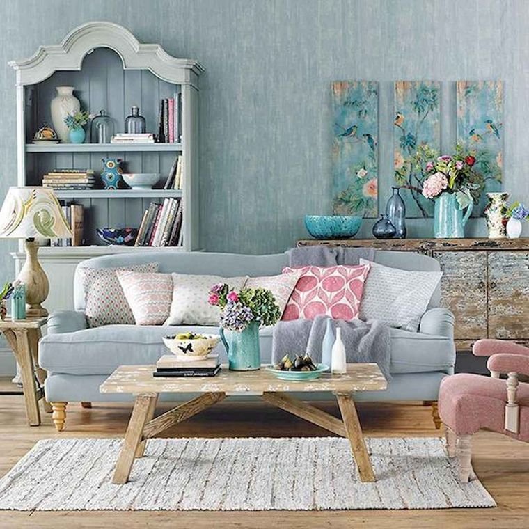 36 Shabby Chic Style Ideas for Decorating Your Living Room