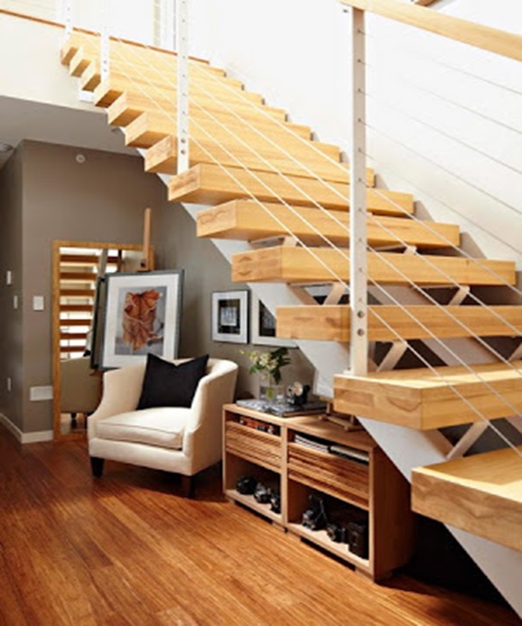 40 Ideas to Create Nice Workplace, Kitchen, Etc by Using the Space Under the Stairs
