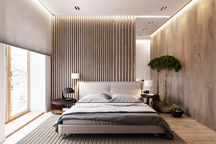 42 Ideas for Walls Decorated With Wood - a Modern Accent in the Interior