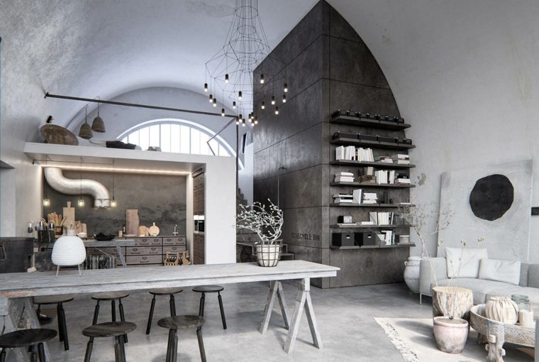 12 Modern Interiors Designs That Combines Rustic and Industrial Styles