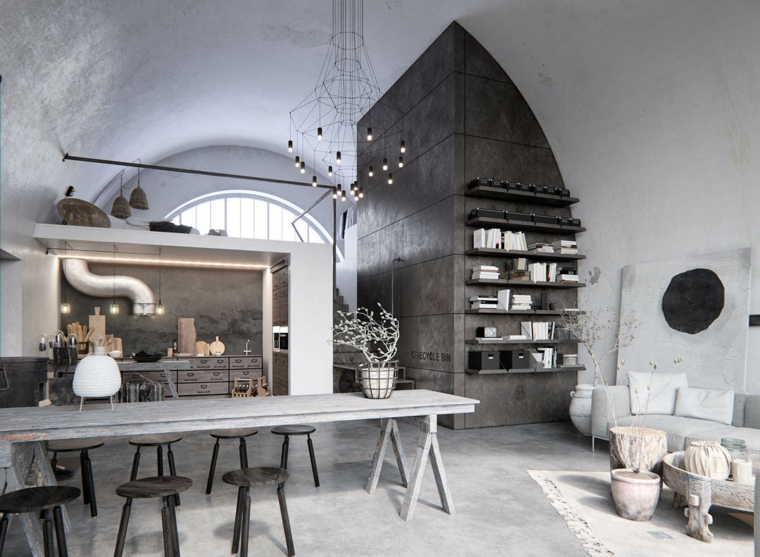12 Modern Interiors Designs That Combines Rustic and Industrial Styles