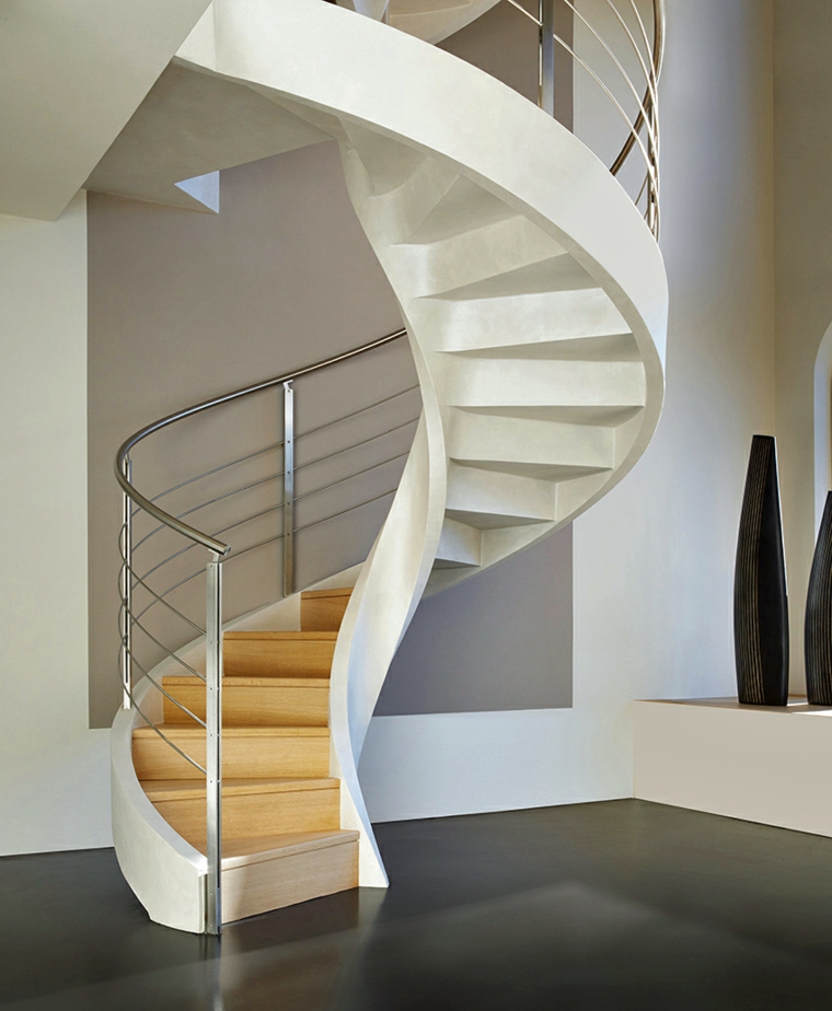 15 Spiral Stairs Ideas for Interiors and Their Principles