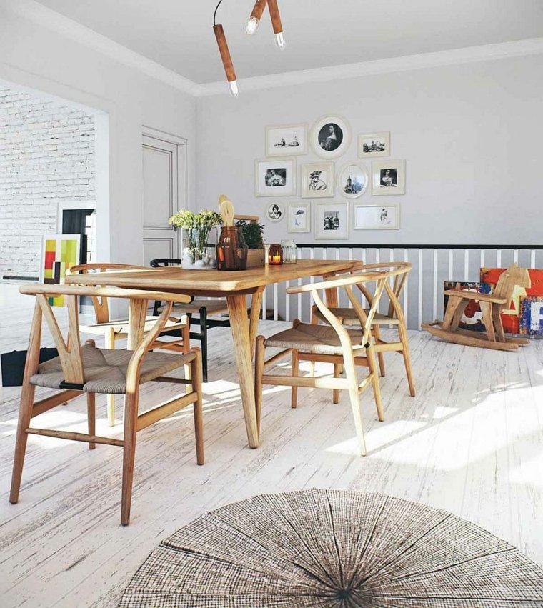 25 Interior Design Ideas in White and Wood