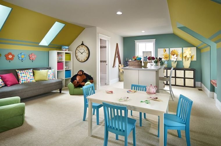 30 Ideas for a Recreation Space for Attic Game Room 30 Ideas for a