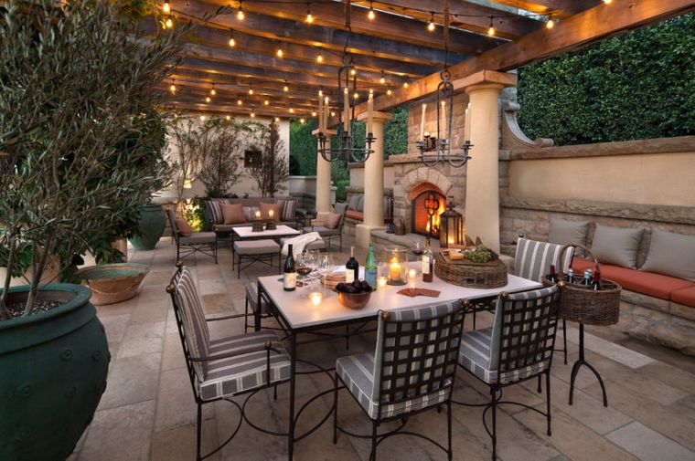 35 Charming Terrace and Outdoor Dining Decoration Ideas