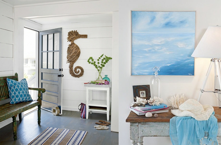 35 Coastal Style Hallways Decorating Ideas