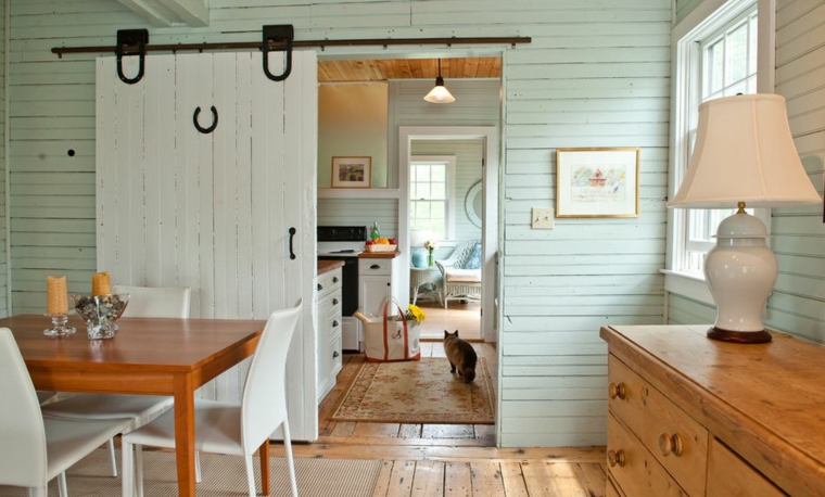 35 Wooden Sliding Door Ideas for Interior
