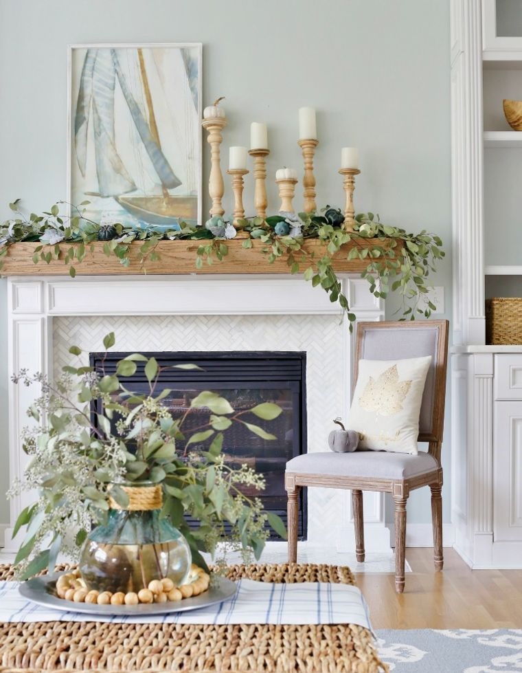 36 Ideas to Use Natural Elements for Decorating Your Home Autumn-winter
