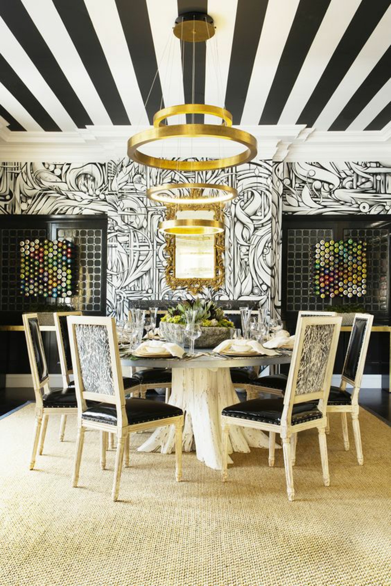 25 Decorative Wall Paper for the Dining Room