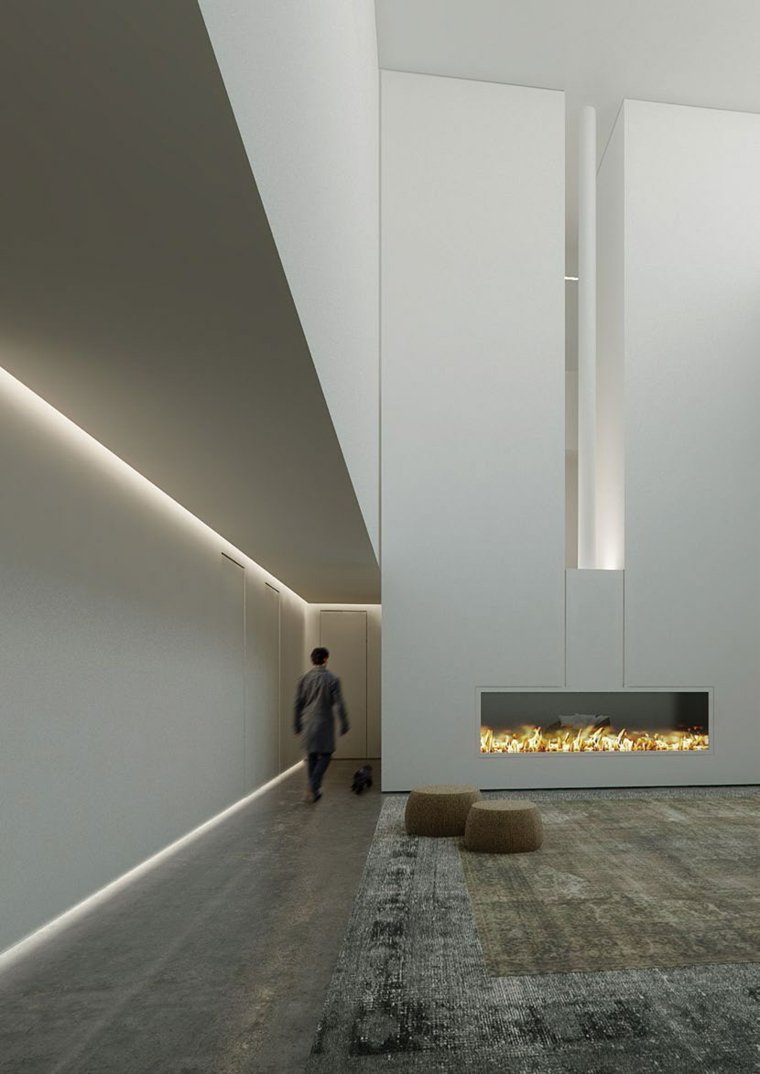 25 Walls Decorated With Stone and Indirect Lighting 25 Walls