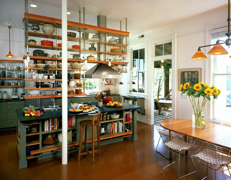 30 Open Shelves Ideas and their Uses in Interior Design