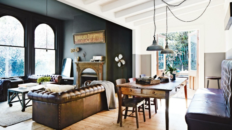 20 Black Painted Wall Ideas and Tips for the Living Room Ideas and Tips
