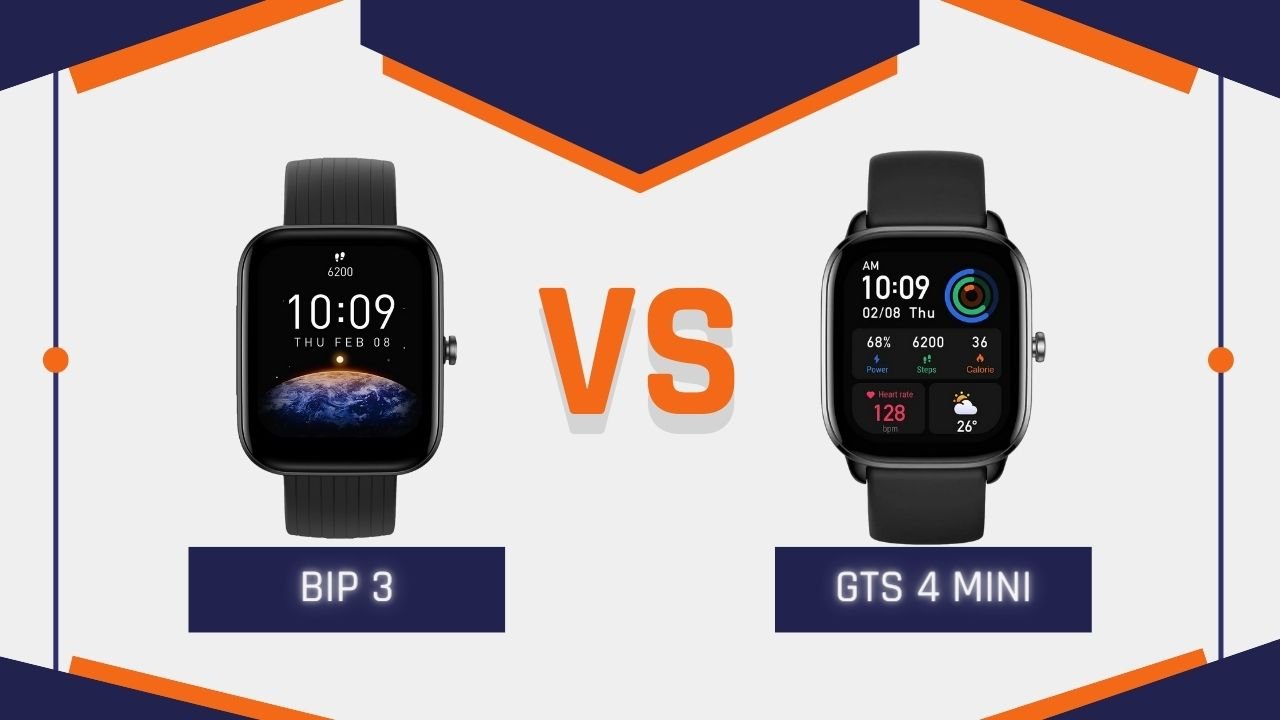 Amazfit Bip 3 Pro vs Amazfit GTS 3: comparison and differences?